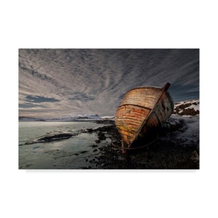 Trademark Fine Art Borsteinn H Ingibergsson 'Icy Shore' Canvas Art, 22x32 1X06636-C2232GG